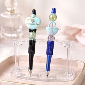 x2 Beaded Pens Handcrafted